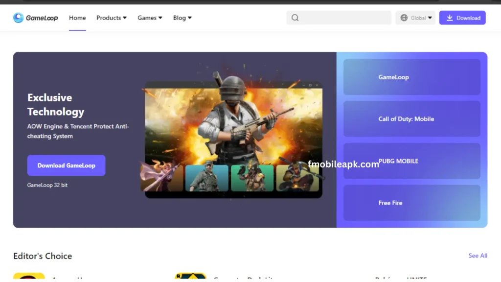 gameloop download page image